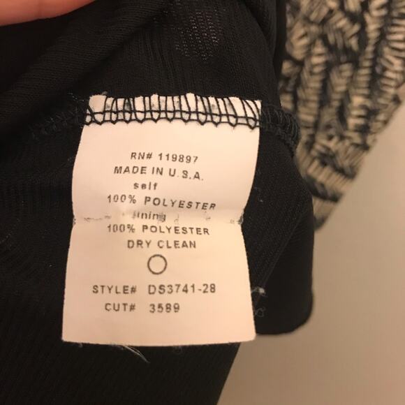 Collective Concepts Black Tan Dress Medium - Picture 6 of 6